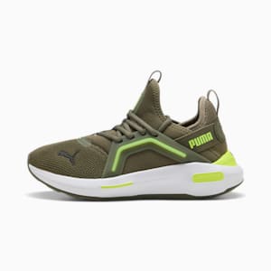 Chaussures de course Softride Enzo 5 Homme, Loden Green-Yellow Alert, extralarge
